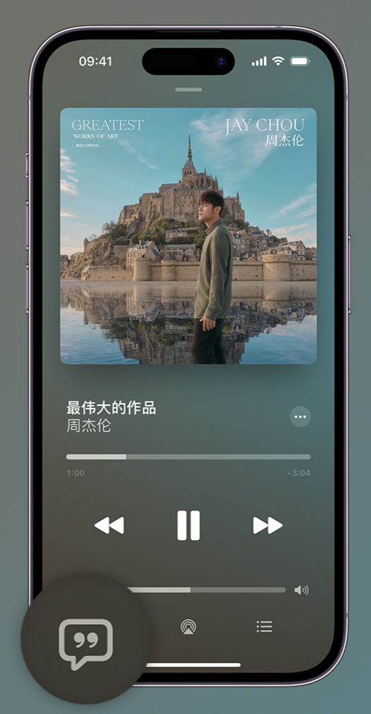 海丰iphone维修分享如何在iPhone上使用Apple Music全新唱歌功能 