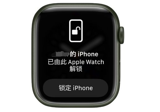 海丰苹果手机维修分享用 AppleWatch 解锁配备面容 ID 的 iPhone方法 